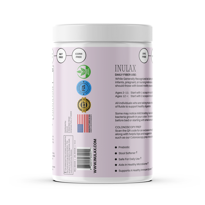 Unflavored Inulax - Now With 128 Servings!